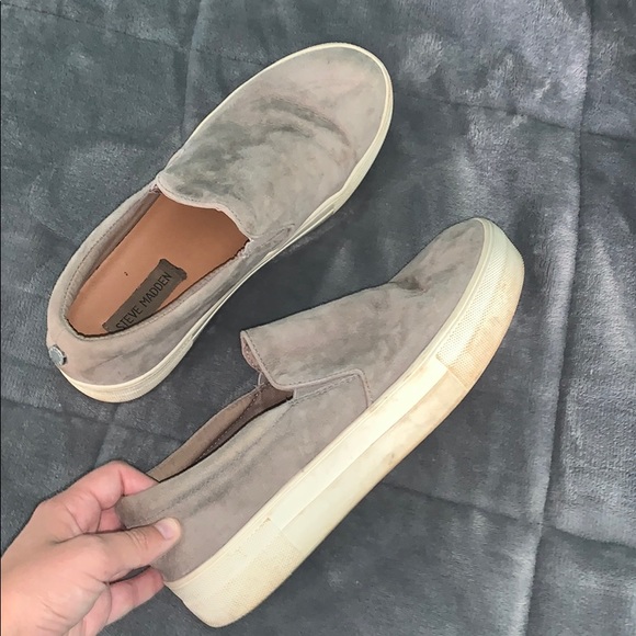 Steve Madden suede platform sneakers - Picture 2 of 4